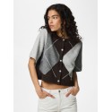 PIECES Sally strik cardigan - Hot Fudge / GREY / BIRCH