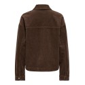 ONLY Kana Corduroy langærmet jakke - Chocolate Martini