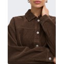 ONLY Kana Corduroy langærmet jakke - Chocolate Martini