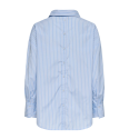 ONLY Oregon Alva langærmet skjorte - Soft Chambray / BRIGHT WHITE