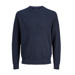 JJ REBEL Camden striktrøje - Navy Blazer