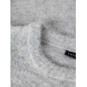 NAME IT KIDS Bullo langærmet kort strik - Light Grey Melange