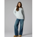 NAME IT KIDS Bullo langærmet kort strik - Light Grey Melange