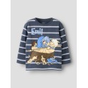 NAME IT MINI langærmet Emil bluse - Ombre Blue