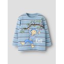 NAME IT MINI langærmet Emil bluse - Ashley Blue