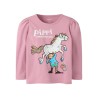 NAME IT MINI Anna langærmet Pippi bluse - Lilas