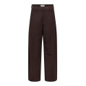 ONLY Clair mellemtalje barrel fit bukser - Black Coffee