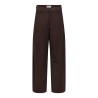 ONLY Clair mellemtalje barrel fit bukser - Black Coffee