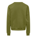 ONLY langærmet oversize sweatshirt - Peat Moss