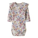 NAME IT BABY Nadena langærmet body - Peyote Melange / LILAS