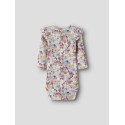 NAME IT BABY Nadena langærmet body - Peyote Melange / LILAS