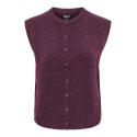 ONLY Simoni strikvest - Mauve Wine / MELANGE