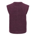 ONLY Simoni strikvest - Mauve Wine / MELANGE