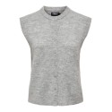 ONLY Simoni strikvest - Medium Grey Melange