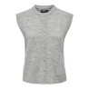 ONLY Simoni strikvest - Medium Grey Melange