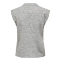 ONLY Simoni strikvest - Medium Grey Melange