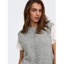 ONLY Simoni strikvest - Medium Grey Melange