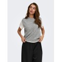 ONLY Simoni strikvest - Medium Grey Melange