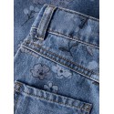 NAME IT MINI Rose wide jeans - Medium Blue Denim / FLOWER