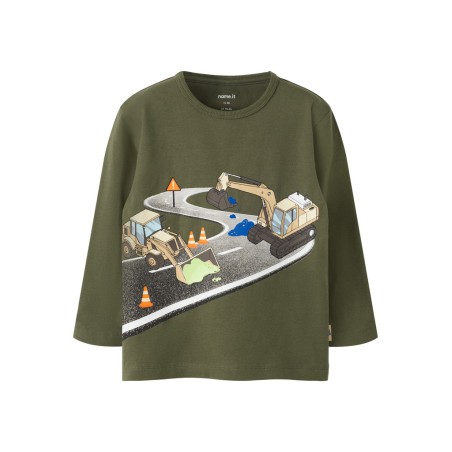 NAME IT MINI Nick bluse - Olive Night