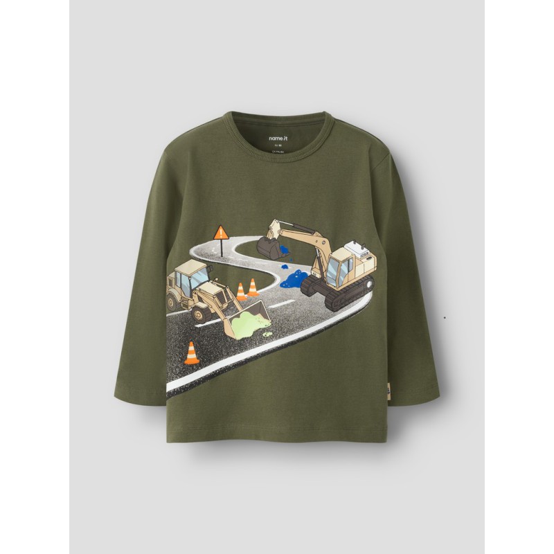 NAME IT MINI Nick bluse - Olive Night