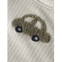NAME IT BABY Olander langærmet body - Peyote Melange