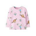 NAME IT MINI Soca Pippi langærmet bluse - Pirouette