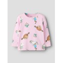 NAME IT MINI Soca Pippi langærmet bluse - Pirouette