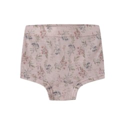 NAME IT MINI Wang uld underbukser - Violet Ice / FLOWERS / LEAFS