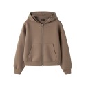 LMTD Halfa langærmet kort cardigan - Pine Bark