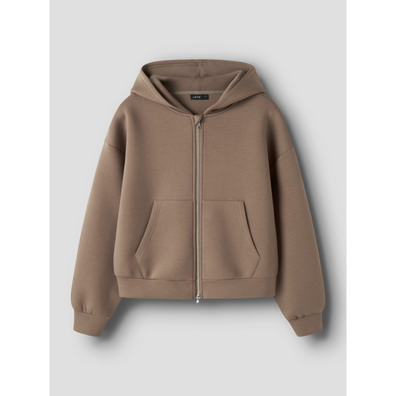 LMTD Halfa langærmet kort scuba cardigan - Pine Bark