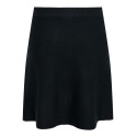 ONLY CARMAKOMA Skater mini nederdel - Black