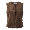 PIECES Audre vest - Wren