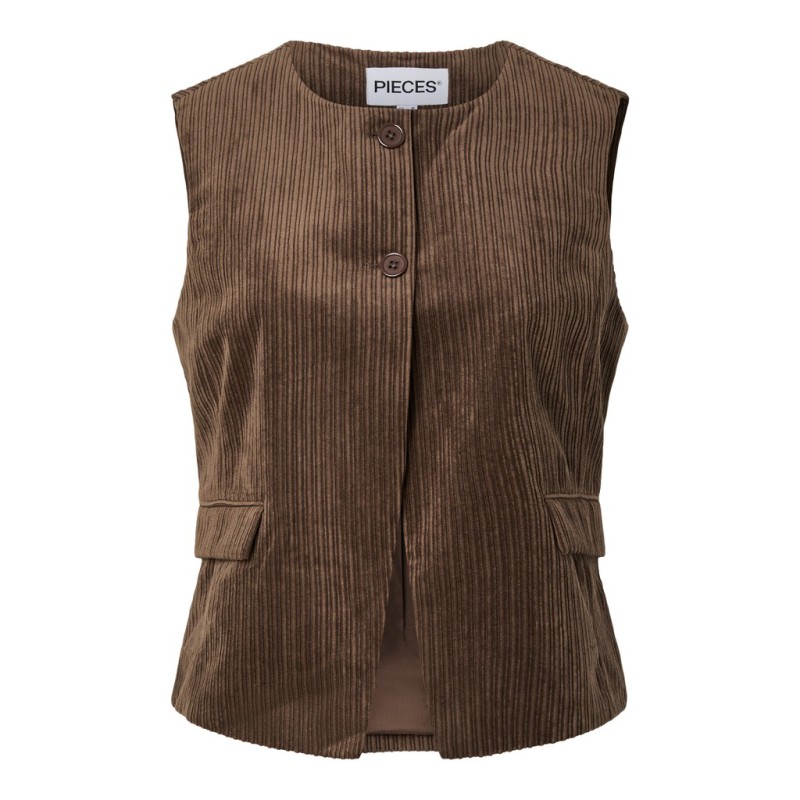 PIECES Audre vest - Wren
