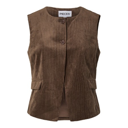 PIECES Audre vest - Wren