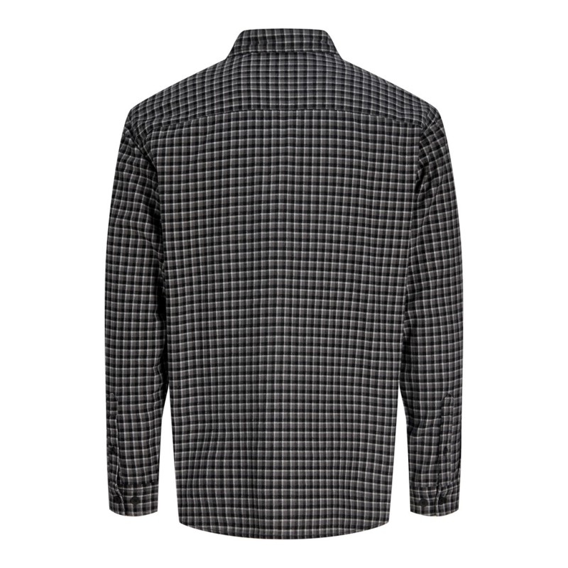 JACK & JONES Carter check langærmet skjorte - Black