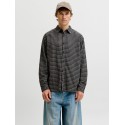 JACK & JONES Carter check langærmet skjorte - Black