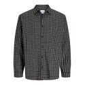 JACK & JONES Carter check langærmet skjorte - Black