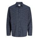 JACK & JONES Carter check langærmet skjorte - Navy Blazer