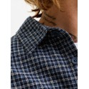 JACK & JONES Carter check langærmet skjorte - Navy Blazer