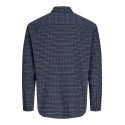 JACK & JONES Carter check langærmet skjorte - Navy Blazer