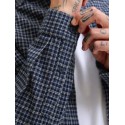 JACK & JONES Carter check langærmet skjorte - Navy Blazer