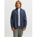 JACK & JONES Carter check langærmet skjorte - Navy Blazer