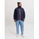 JACK & JONES PLUS Field langærmet skjorte - Navy Blazer