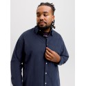 JACK & JONES PLUS Field langærmet skjorte - Navy Blazer