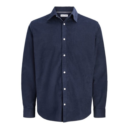 JACK & JONES PLUS Field langærmet skjorte - Navy Blazer