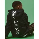 NAME IT KIDS Nestor langærmet sweatshirt - Black Beauty
