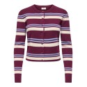 JDY Emmie langærmet strikcardigan - Windsor Wine