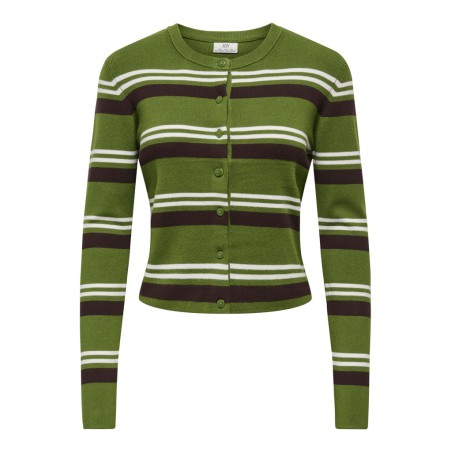 JDY Emmie langærmet strikcardigan - Cedar Green