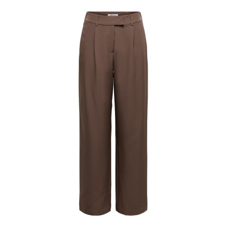 ONLY Linda-Berry high waist bukser - Chocolate Martini